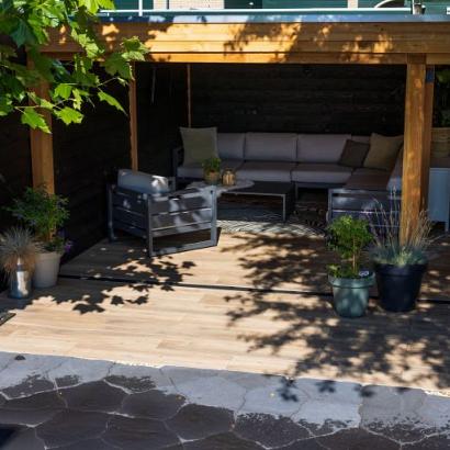 GeoCeramica® Starter 120x30x4 - Mensola Oak