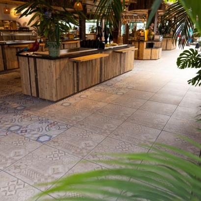 GeoCeramica® Décor 60x60x4 - Mosaik Beige