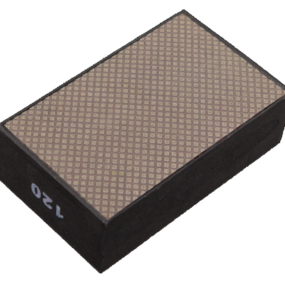 Dia handpad 90x55 mm K120 zwart