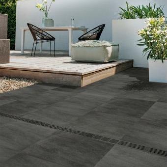 Kera Twice 60x60x4 - Moonstone Black