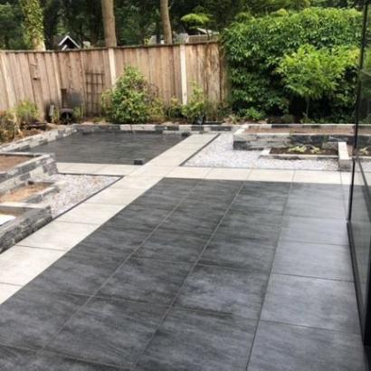 Kera Twice 60x60x4 - Moonstone Black