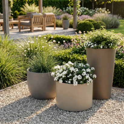 Plantenbak Sfera ø50x47 cm - Supra Bruin