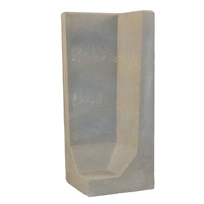 L-Hoeksteen 100x40x40 - Grijs (MBI)