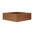 Bloembak vlak 120x120x60 cm - Corten