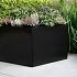 Bloembak vlak 210x300x60 cm - Grafiet Zwart