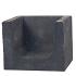 U-Hoeksteen 40x50x40 - Zwart (MBI)