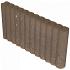 Mini Rondobandpalissade 6x25x50 - Bruin
