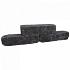 Linia Excellence Getrommeld 15x15x60 - Nero