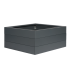Bloembak Modulair poedercoat  ANTRACIET 150x60x42 cm
