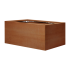 Bloembak vlak 30x210x60 cm - Corten