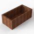 Plantenbak Module+ 90x270x28 cm - Corten