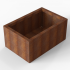 Plantenbak Module+ 90x360x42 cm - Corten