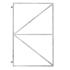 Stalen Frame Universeel - 155x100